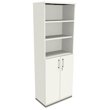 Artikelbild 1 für fm Regalschrank Oldenburg, 4260672331840 weiß 80,0 x 44,2 x 222,1 cm, 1 St., Artikelnummer 510669