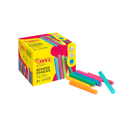 Artikelbild für JOVI School Chalks Kreide farbsortiert 100 St., Artikelnummer 321699