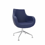 Artikelbild 1 für fm Sessel Pirum dunkelblau chrom Stoff 71,0 x 73,0 x 94,5 cm, 1 St., Artikelnummer 446999