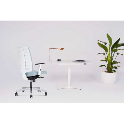 Artikelbild 7 für Nowy Styl Bürostuhl Navigo Stoff grau, Gestell weiß, Artikelnummer 743894