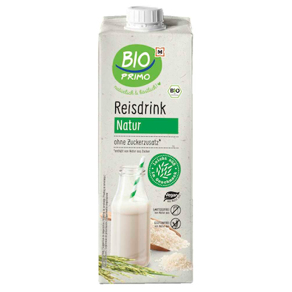 Artikelbild für BIO PRIMO Natur Bio-Reisdrink 1,0 l, Artikelnummer 639304
