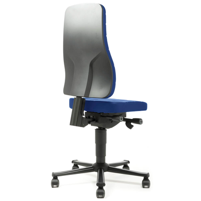 Artikelbild 4 für bimos Arbeitsdrehstuhl All-In-One blau Kunstleder, Artikelnummer 483404