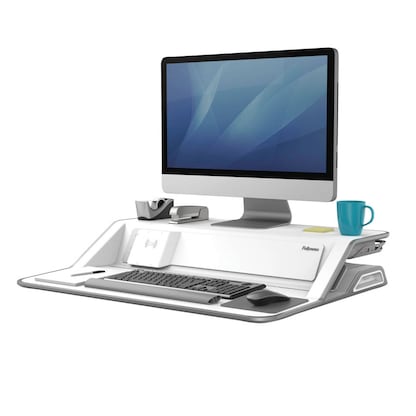 Artikelbild 3 für Fellowes Monitorständer Lotus DX Sitz-Steh Workstation weiß, Artikelnummer 781664