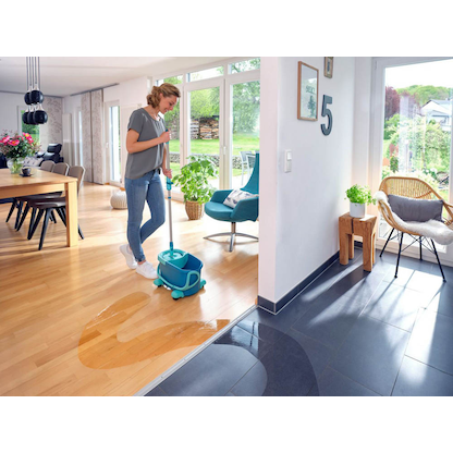 Artikelbild 3 für LEIFHEIT Rollwagen für Wischsysteme Clean Twist Ergo türkis, 2 St., Artikelnummer 142032