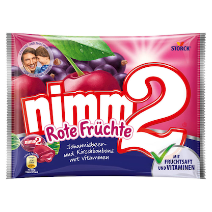 Artikelbild für nimm2® Rote Früchte Bonbons 36 St./ 240 g, Artikelnummer 954972