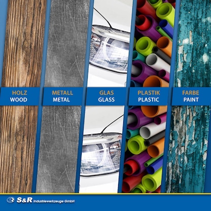 Artikelbild 6 für S&R Schleifblatt-Set 60 St., Artikelnummer 390516