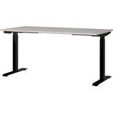 Artikelbild 1 für GERMANIA Bedano höhenverstellbarer Schreibtisch kaschmir rechteckig, T-Fuß-Gestell schwarz 160,0 x 80,0 cm, Artikelnummer 389177