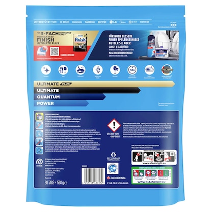 Artikelbild 2 für finish POWERBALL POWER ALL IN 1 Spülmaschinentabs 98 St., Artikelnummer 539899
