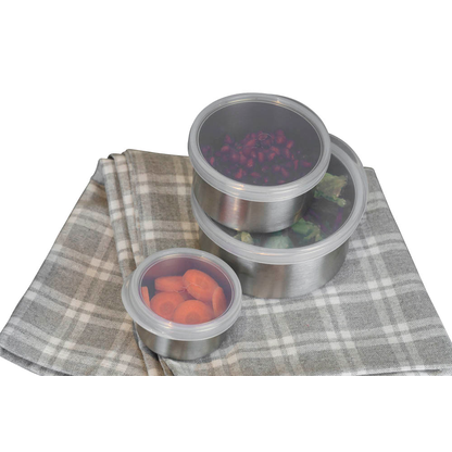 Artikelbild 2 für LURCH Lunchboxen-Set EDS silber 100/ 200/ 400 ml, 1 Set, Artikelnummer 638126