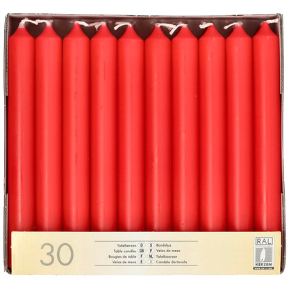 Artikelbild für STARPAK Kerzen rot, 30 St., Artikelnummer 618498
