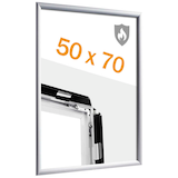 Artikelbild 1 für SPRINTIS Brandschutz-Klapprahmen silber 50,0 x 70,0 cm, 1 St., Artikelnummer 730709