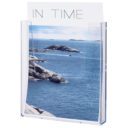 Artikelbild 2 für helit Wandprospekthalter transparent DIN A4 22,5 x 3,9 x 25,0 cm, 1 St., Artikelnummer 463765