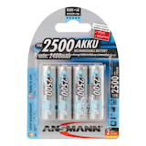 Artikelbild 1 für ANSMANN Akkus Ni-MH Mignon AA 2.400 mAh, 4 St., Artikelnummer 370171