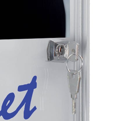 Artikelbild 3 für nobo Schaukasten Pacific silber 4x DIN A4 74,2 x 2,2 x 55,0 cm, 1 St., Artikelnummer 699525