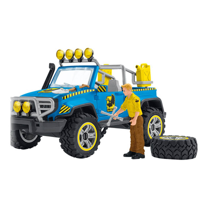 Artikelbild 11 für Schleich® Dinosaurs 41464 Geländewagen mit Dino-Außenposten Spielfiguren-Set, Artikelnummer 346381