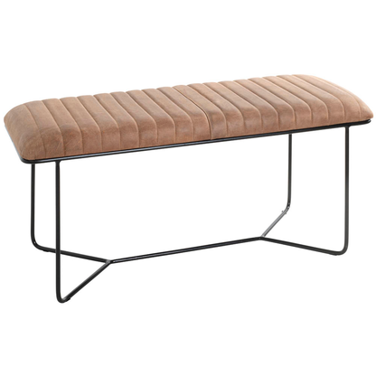 Artikelbild für HAKU Möbel Bank 25851 braun Leder 100,0 cm, Artikelnummer 738077