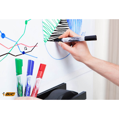 Artikelbild 9 für BIC Velleda Whiteboard-Marker-Set farbsortiert 2,2 mm, 4 St., Artikelnummer 147676