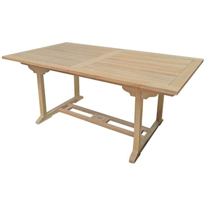 Artikelbild 2 für Garden Pleasure Gartentisch SOLO natur rechteckig 100,0 x 180,0 / 240,0 x 75,0 cm, Artikelnummer 310439