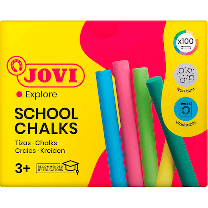 Artikelbild 5 für JOVI School Chalks Kreide farbsortiert 100 St., Artikelnummer 321699