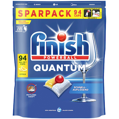 Artikelbild für finish POWERBALL QUANTUM ALL IN 1 CITRUS Spülmaschinentabs 94 St., Artikelnummer 539872