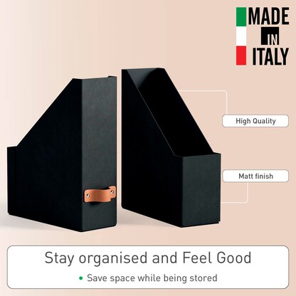 Artikelbild 3 für 2 LEITZ Stehsammler Puro 24710095 schwarz Karton, DIN A4, Artikelnummer 669829