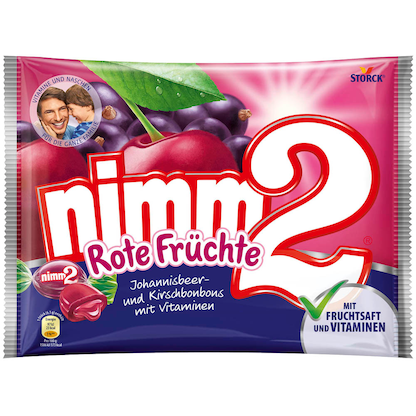 Artikelbild für nimm2® Rote Früchte Bonbons 64 St./ 429,0 g, Artikelnummer 954984