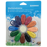 Artikelbild 1 für DONAU Wachsmalsteine farbsortiert, 12 St., Artikelnummer 694111