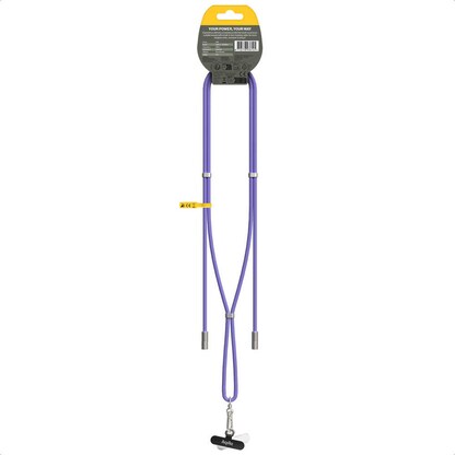 Artikelbild 6 für Aqiila® LANYARD Handykette Ladekabel lila, Kabellänge: 0,3 - 1,5 m, 30 Watt, Artikelnummer 739914