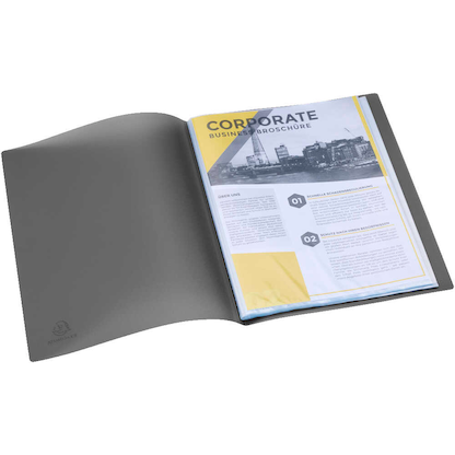 Artikelbild 8 für Exacompta Opak Sichtbuch DIN A4, 20 Hüllen schwarz, 1 St., Artikelnummer 680859