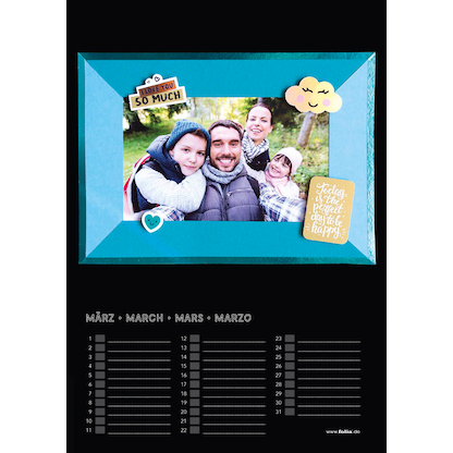 Artikelbild 3 für folia Kalender zum Selbstgestalten 17,0 x 24,0 cm jahresunabhängig, 1 St., Artikelnummer 479012