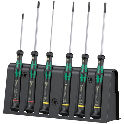 Artikelbild für Wera Schraubendreher-Set Kraftform Micro 2035/6 B, 1 St., Artikelnummer 231037