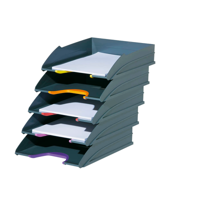 Artikelbild 6 für DURABLE Briefablagen VARICOLOR® dunkelgrau DIN A4, 5 St., Artikelnummer 163063