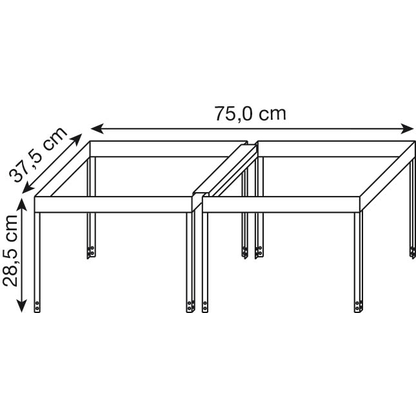 Artikelbild 2 für viasit Hängeregistraturkorb ohne Mappen silber, Artikelnummer 214759