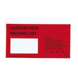 Artikelbild 1 für VP Lieferscheintaschen Kunststoff DIN lang 250 St., Artikelnummer 624973