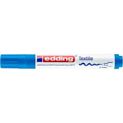 Artikelbild 2 für edding 4500 Textilmarker blau 2,0 - 3,0 mm, 1 St., Artikelnummer 897948