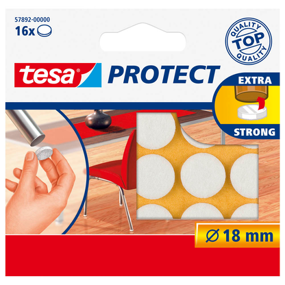 Artikelbild für tesa Protect® Filzgleiter Kunststoff Ø 1,8 cm, 16 St., Artikelnummer 382681