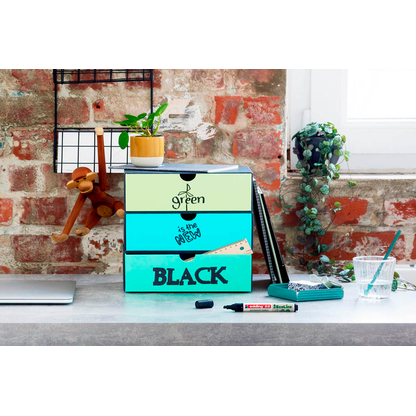 Artikelbild 7 für edding 21 EcoLine Permanentmarker farbsortiert 1,5 - 3,0 mm, 4 St., Artikelnummer 284968