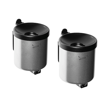 Artikelbild für TKG Rondo junior Wandaschenbecher silber, 2 St., Artikelnummer 407989