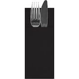 Artikelbild 1 für STARPAK Bestecktaschen Airlaid schwarz 8,5 x 20,0 cm, 480 St., Artikelnummer 829303