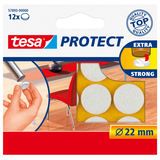 Artikelbild 1 für tesa Protect® Filzgleiter Kunststoff Ø 2,2 cm, 12 Set, Artikelnummer 382806