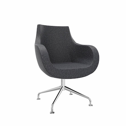 Artikelbild für fm Sessel Pirum anthrazit chrom Stoff 71,0 x 73,0 x 94,5 cm, 1 St., Artikelnummer 447009