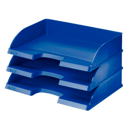 Artikelbild 2 für LEITZ Briefablage Jumbo quer Plus blau DIN A4, 1 St., Artikelnummer 402131