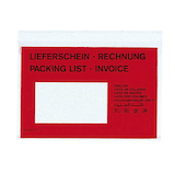 Artikelbild 1 für VP Lieferscheintaschen Kunststoff DIN C6 250 St., Artikelnummer 625004