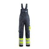 Artikelbild 1 für MASCOT® unisex Warnschutz-Latzhose Sunderland schwarzblau, gelb Größe 58, Artikelnummer 772424
