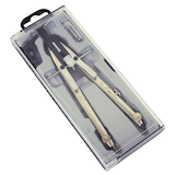 Artikelbild 1 für DONAU Zirkel Set silber/schwarz, 1 St., Artikelnummer 694168