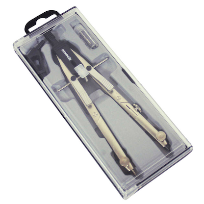 Artikelbild für DONAU Zirkel Set silber/schwarz, 1 St., Artikelnummer 694168