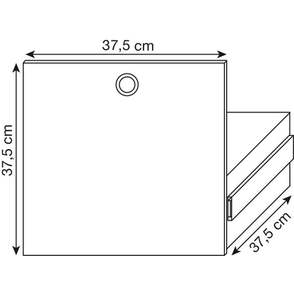 Artikelbild 2 für viasit System4 Schublade weiß 37,5 x 37,5 x 37,5 cm, Artikelnummer 214775