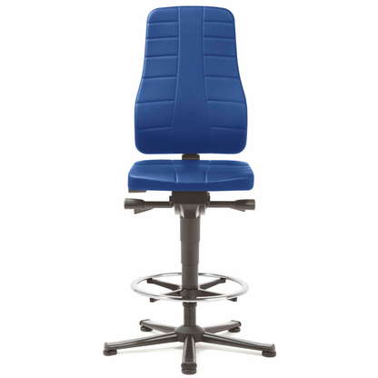 Artikelbild 2 für bimos Arbeitsdrehstuhl All-In-One blau Kunstleder, Artikelnummer 483432