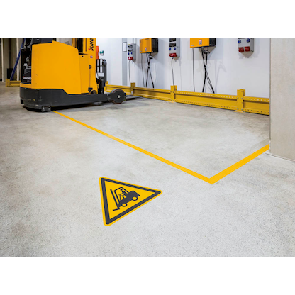 Artikelbild 6 für DURABLE Bodenmarkierungsband DURALINE® STRONG gelb 50,0 mm x 30,0 m, Artikelnummer 565453