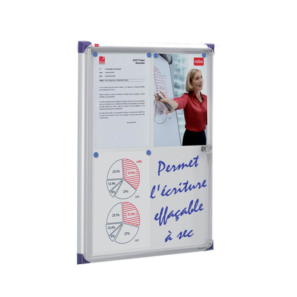 Artikelbild für nobo Schaukasten Pacific silber 4x DIN A4 74,2 x 2,2 x 55,0 cm, 1 St., Artikelnummer 699525